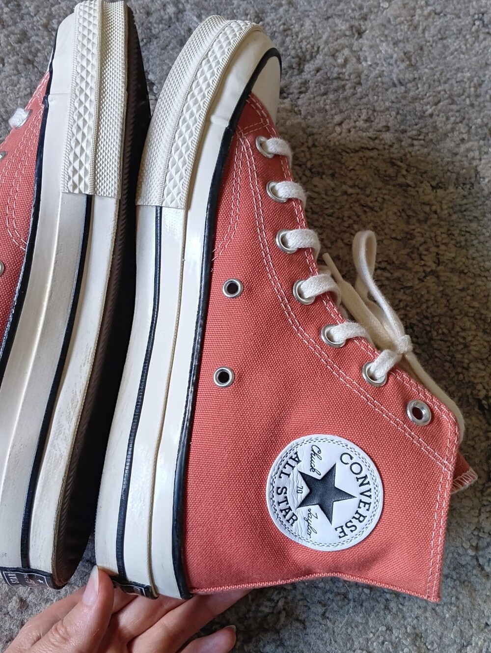 🖤 Converse Chuck 70 High Top Sneakers All Star Brushed Brass 8 6 Taylor Shoes - Picture 9 of 16